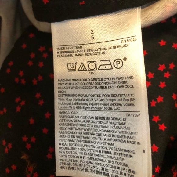 GAP fit + flare sleeveless star print skater dress - Picture 9 of 9